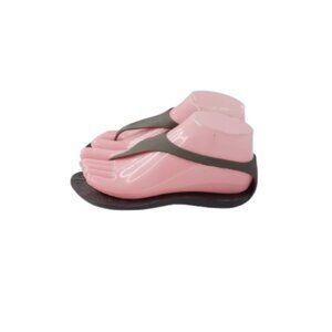 Crocs Women's Army Green Sexi Rubber T-Strap Flip Flops Sandals Size US 6